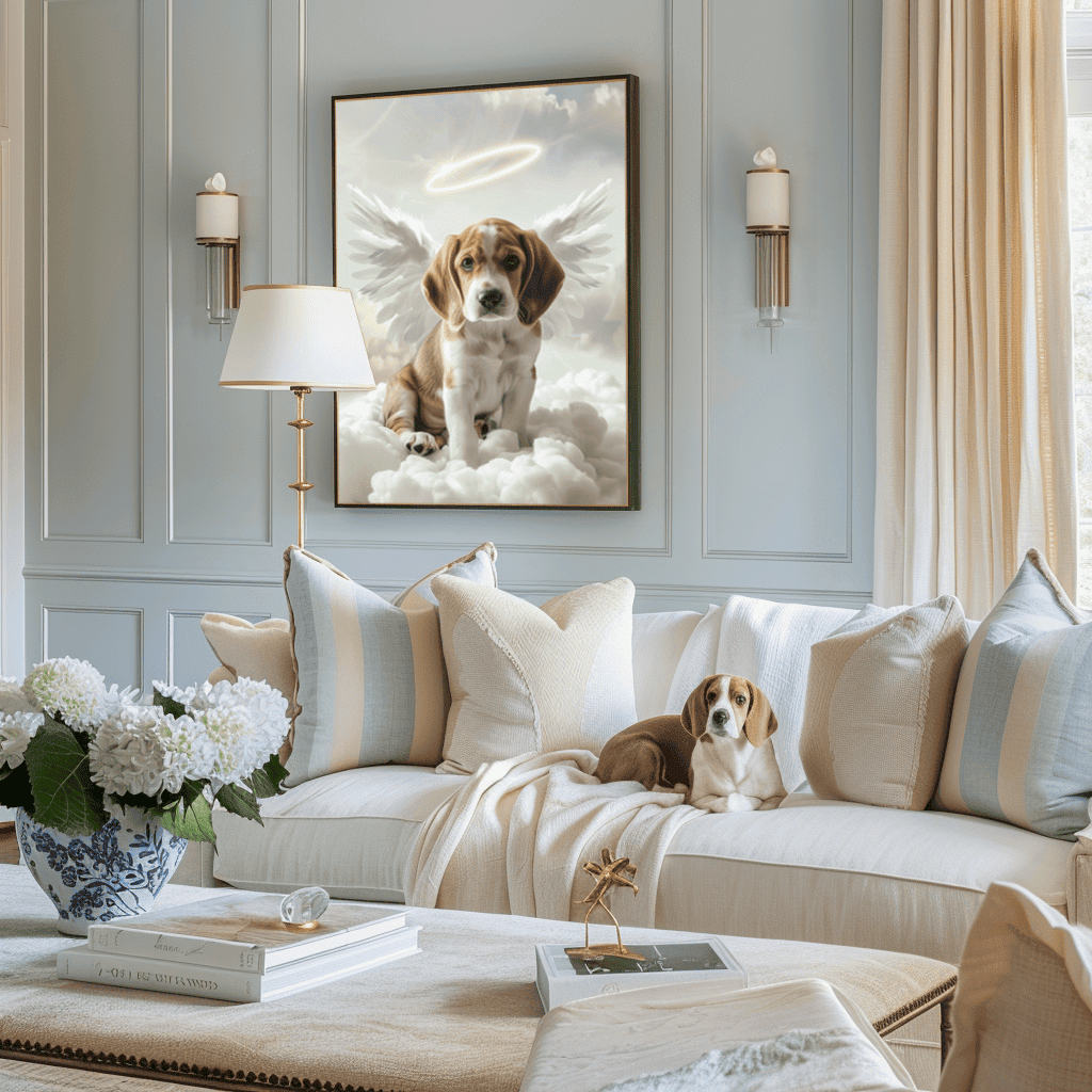 Angel Style Pet Portrait - Image 2