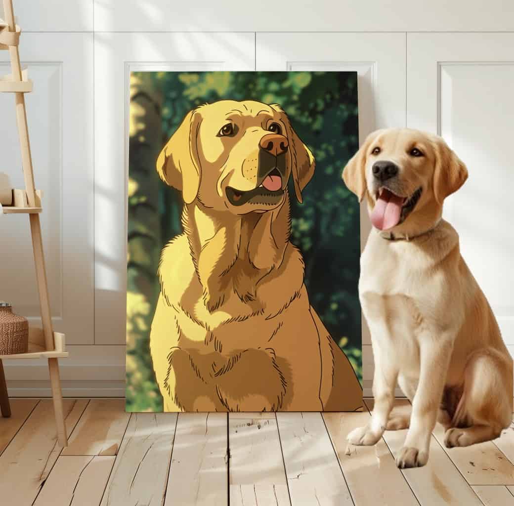 Ghibli Style Pet Portrait